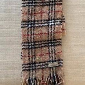 Burberry London Scarf with fringe.